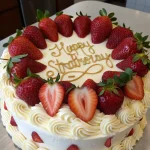 Mother's Day strawberry cake 1
