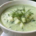 chilled cucumber soup 1