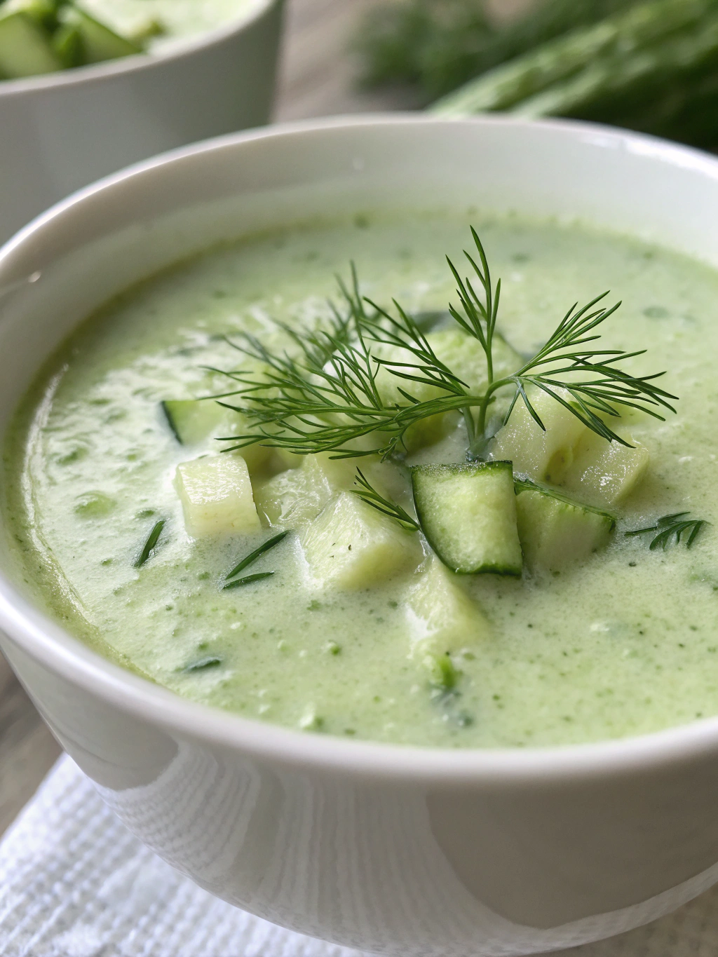 chilled cucumber soup 1