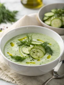 chilled cucumber soup