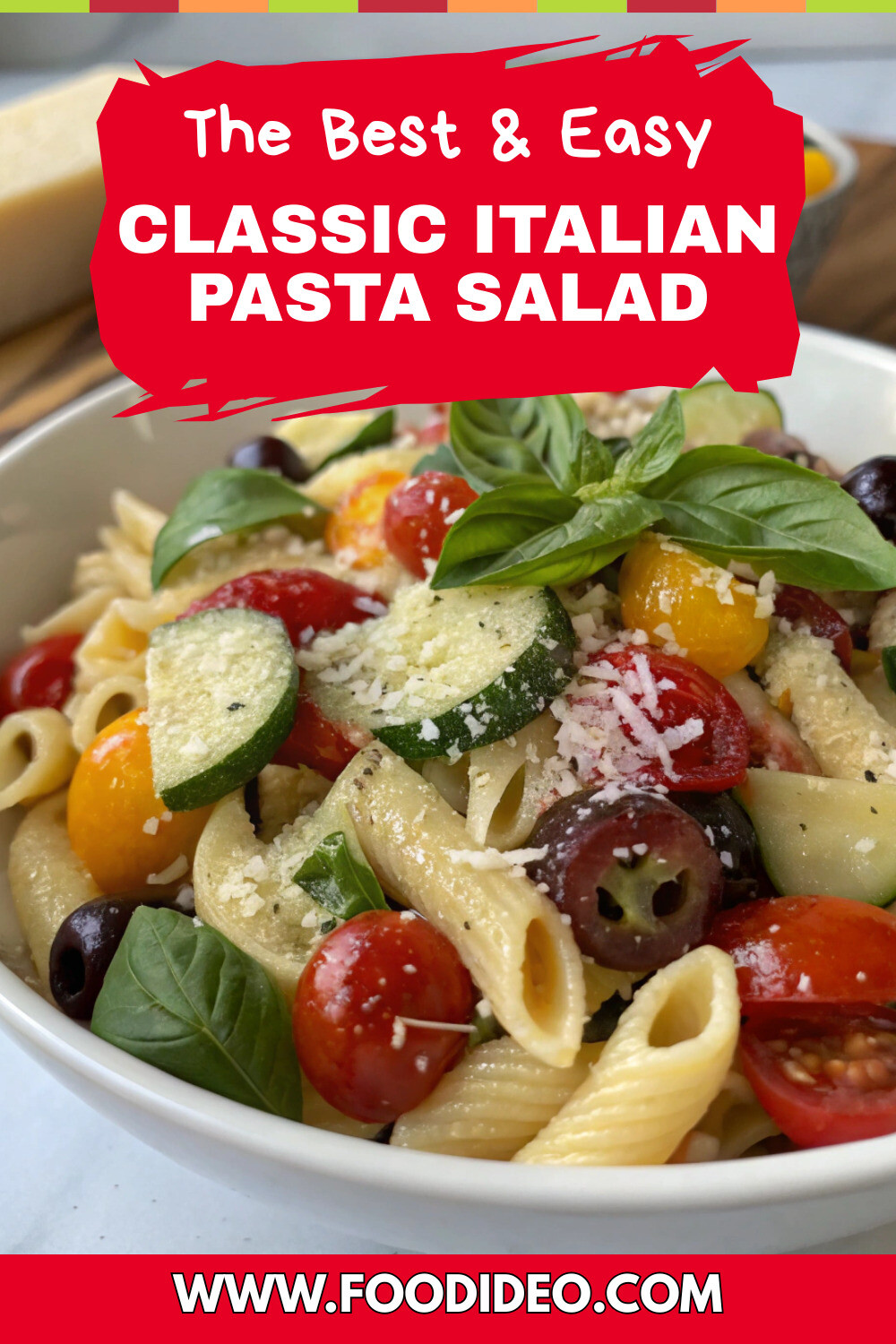 classic Italian pasta salad pinterest
