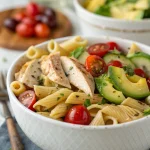high protein pasta salad 1