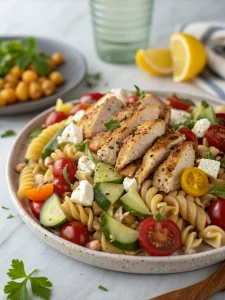high protein pasta salad