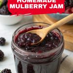 homemade mulberry jam pinterest