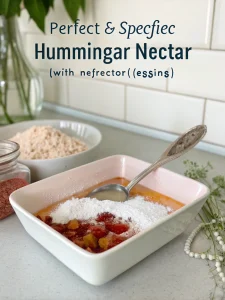 hummingbird nectar recipe