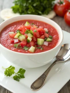 summer tomato gazpacho